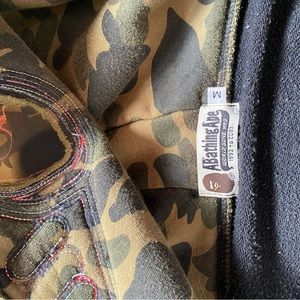 BAPE motorcross full zip M